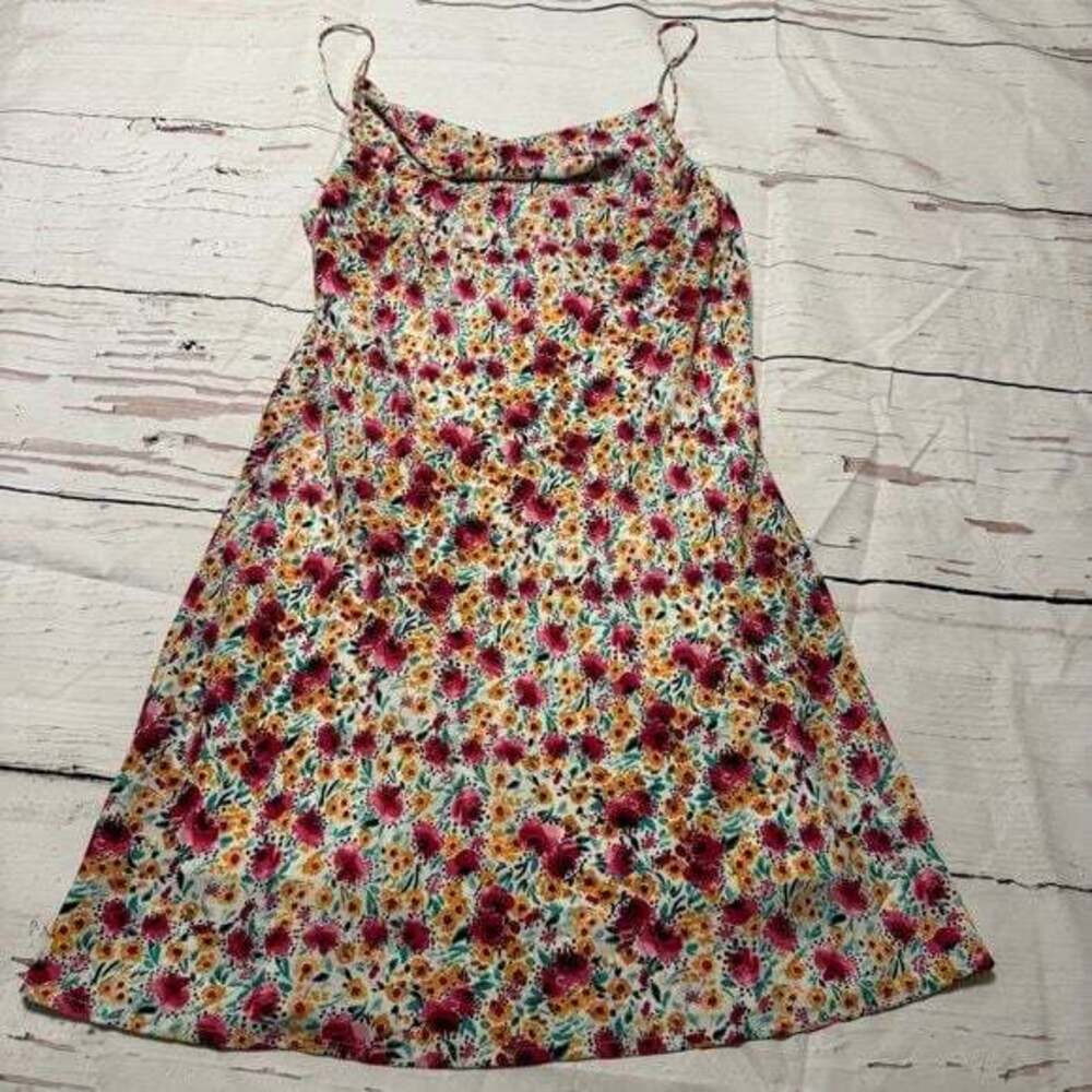 Row A Floral Spaghetti Strap‎ Dress